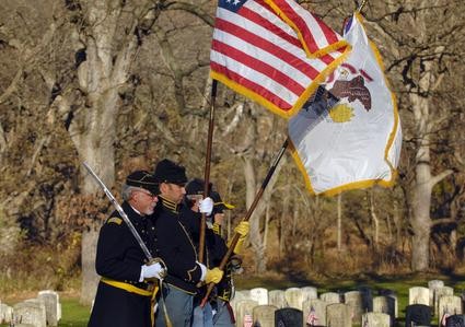 The colors are set for the Veterans.Photo by PJ Star-Ron Johnson